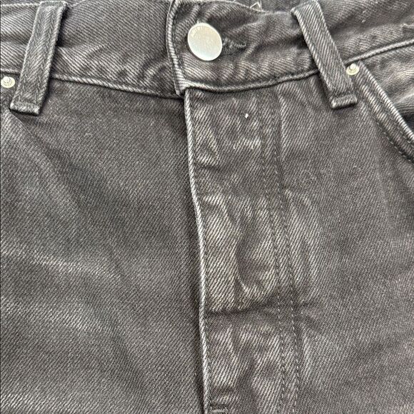 AMIRI Dark Straight Jeans with Embroidered Detail - Picture 12 of 12